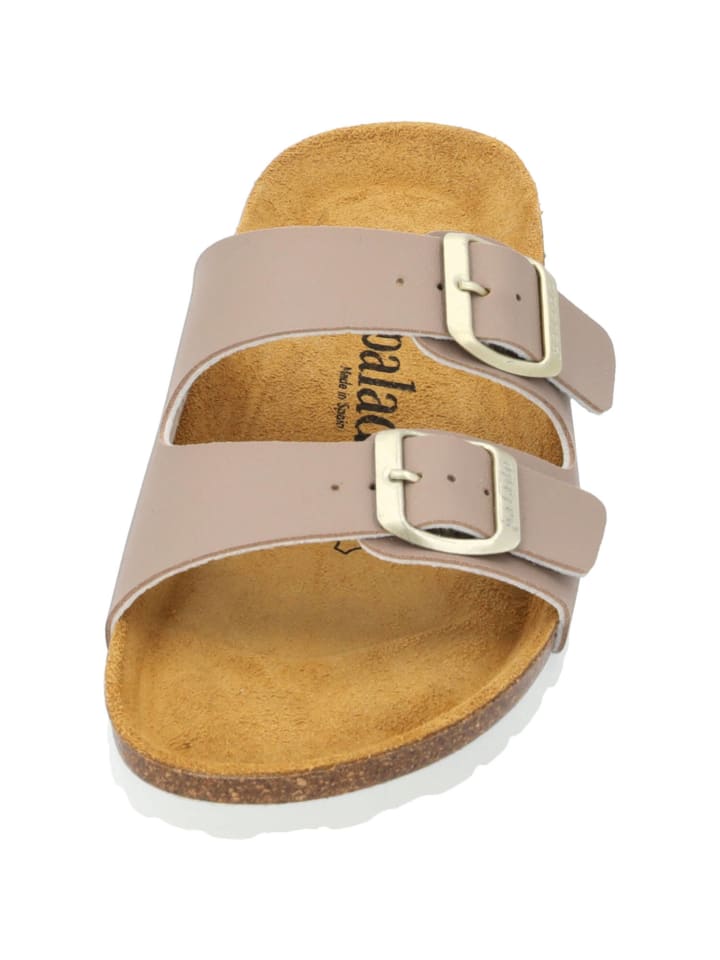 palado Pantoletten in beige matt günstig kaufen