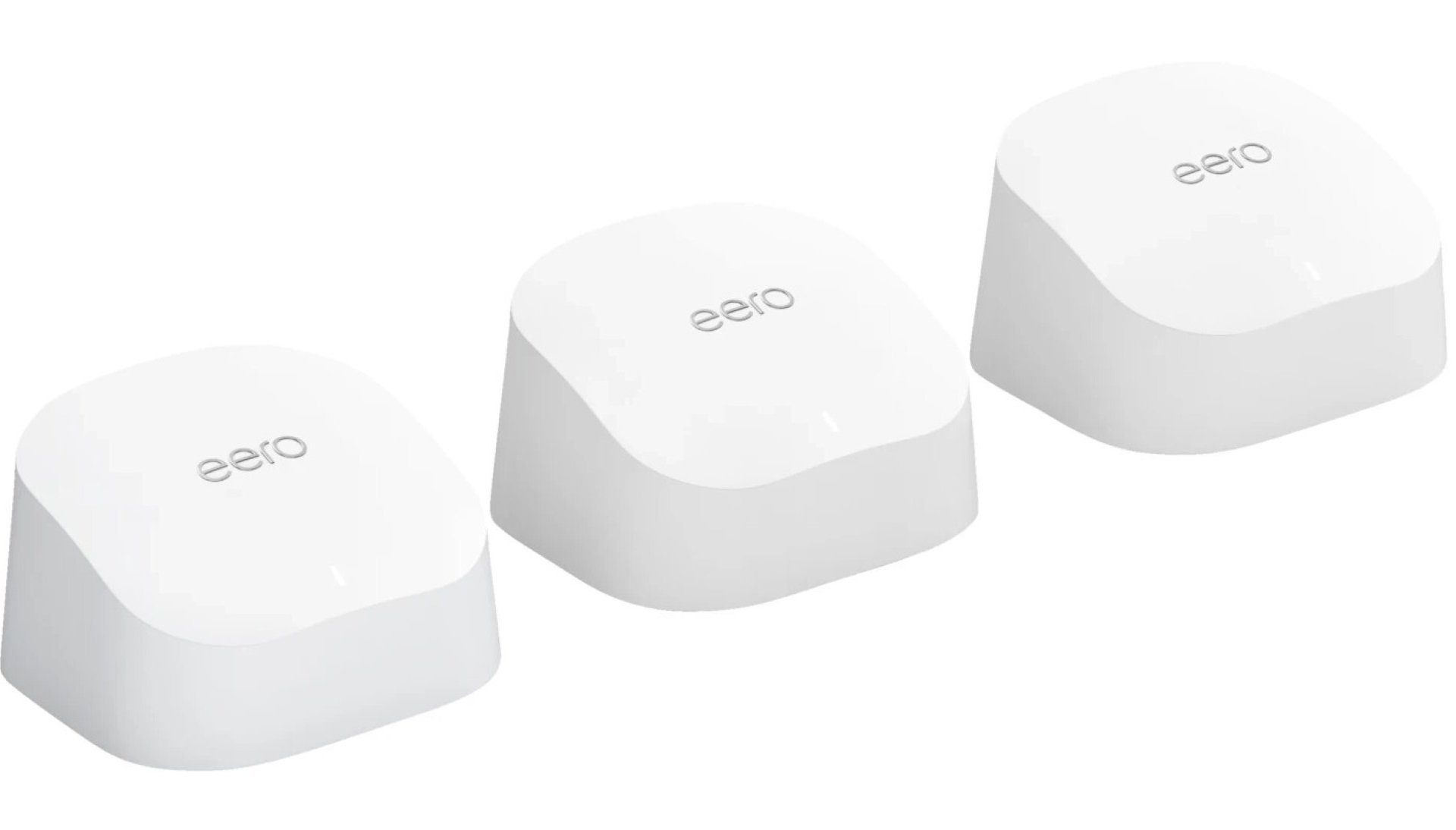 Amazon eero Wi-Fi System WLAN-Mesh-Router Extender 3er Set Smart-Home Starter-Set