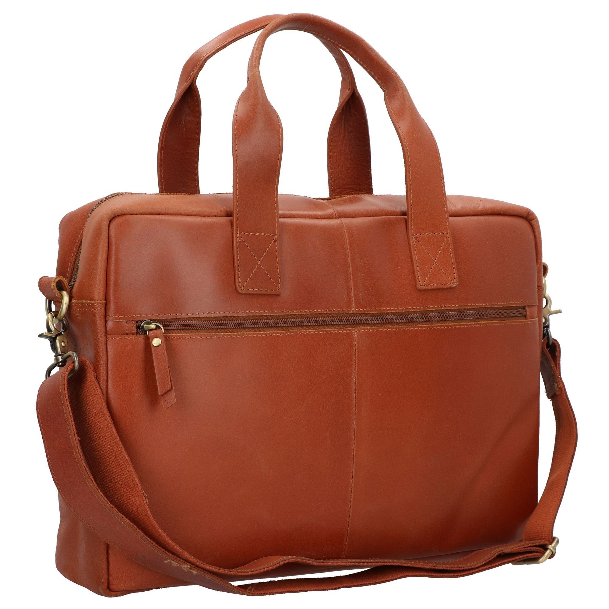 Burkely Aktentasche Vintage, Leder