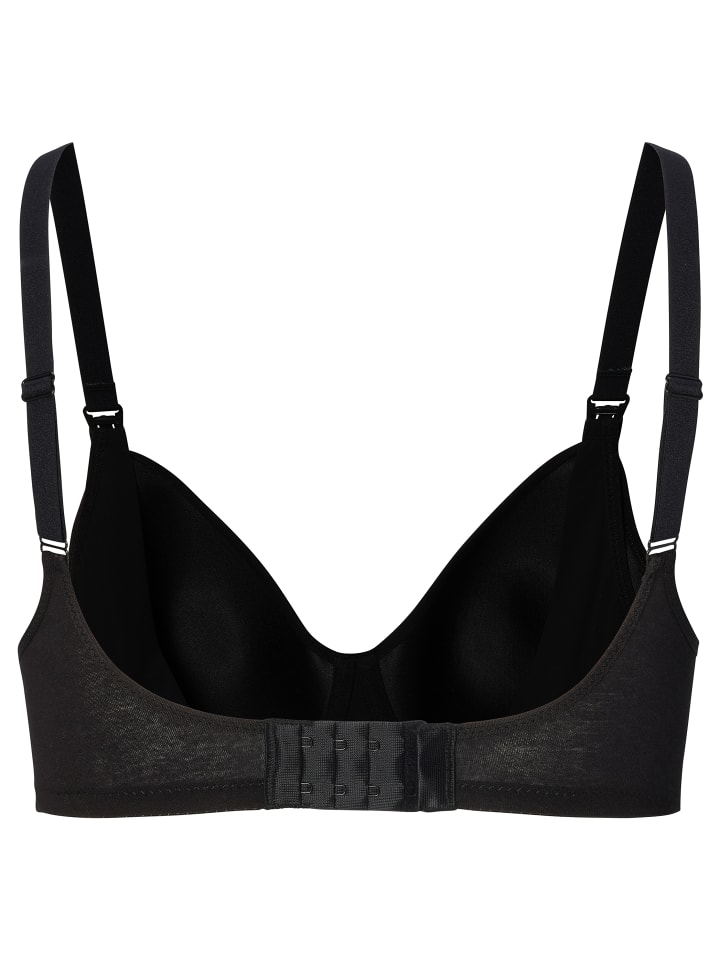 Noppies Gepolsterter Still-Bh Cotton Melange in Black günstig kaufen
