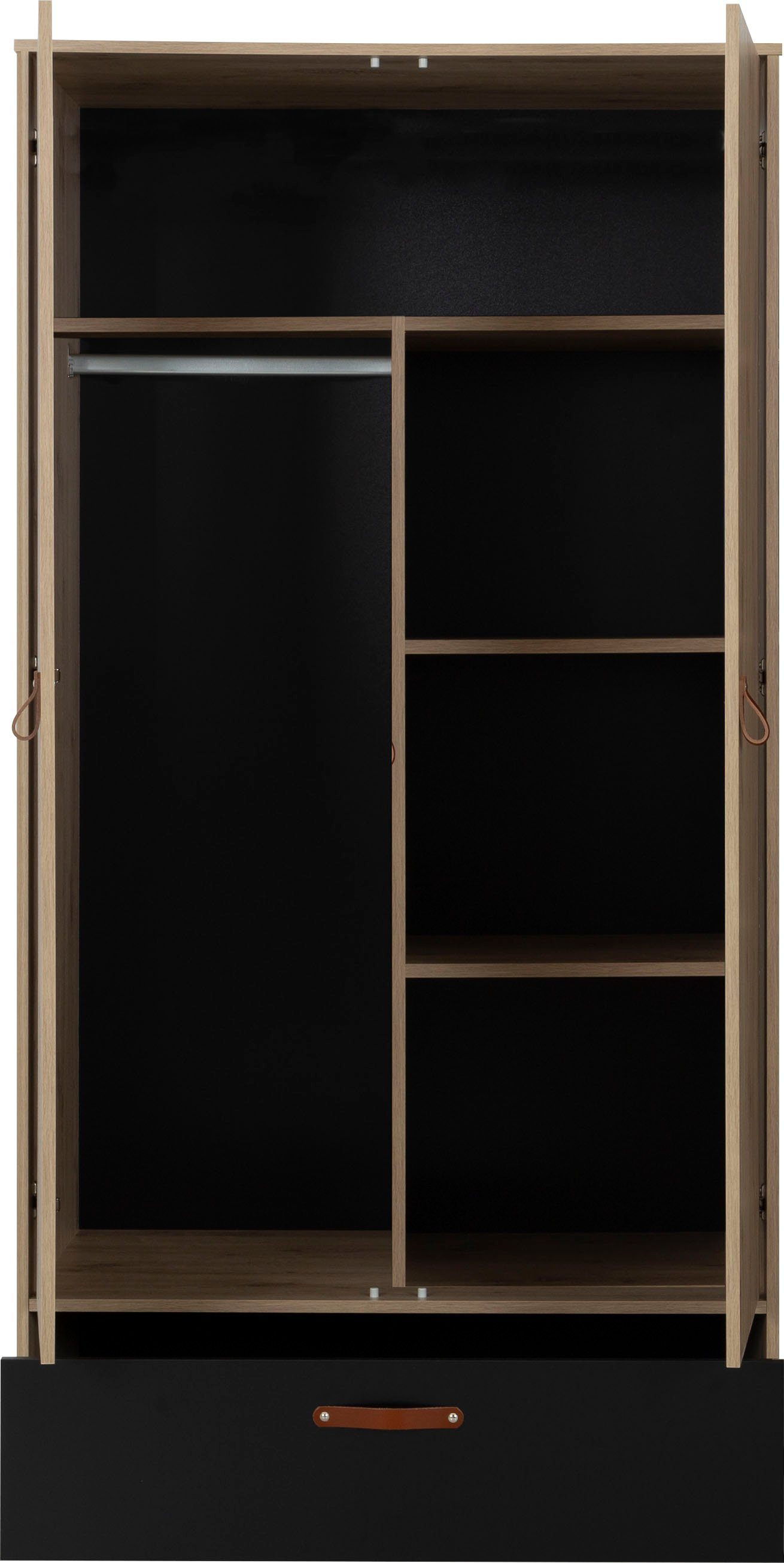 Gami Jugendzimmer-Set Arthus, (2-St., Funktionsbett, Kleiderschrank)