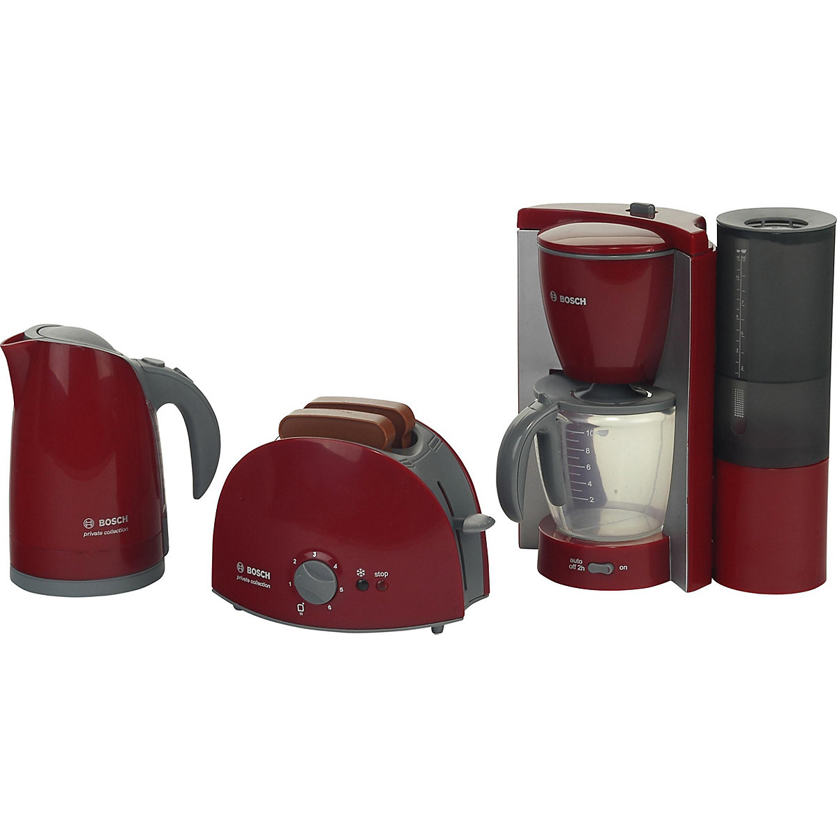 Bosch Frühstücksset Küchengeräte Wasserkocher, Toaster, Kaffeemaschine
