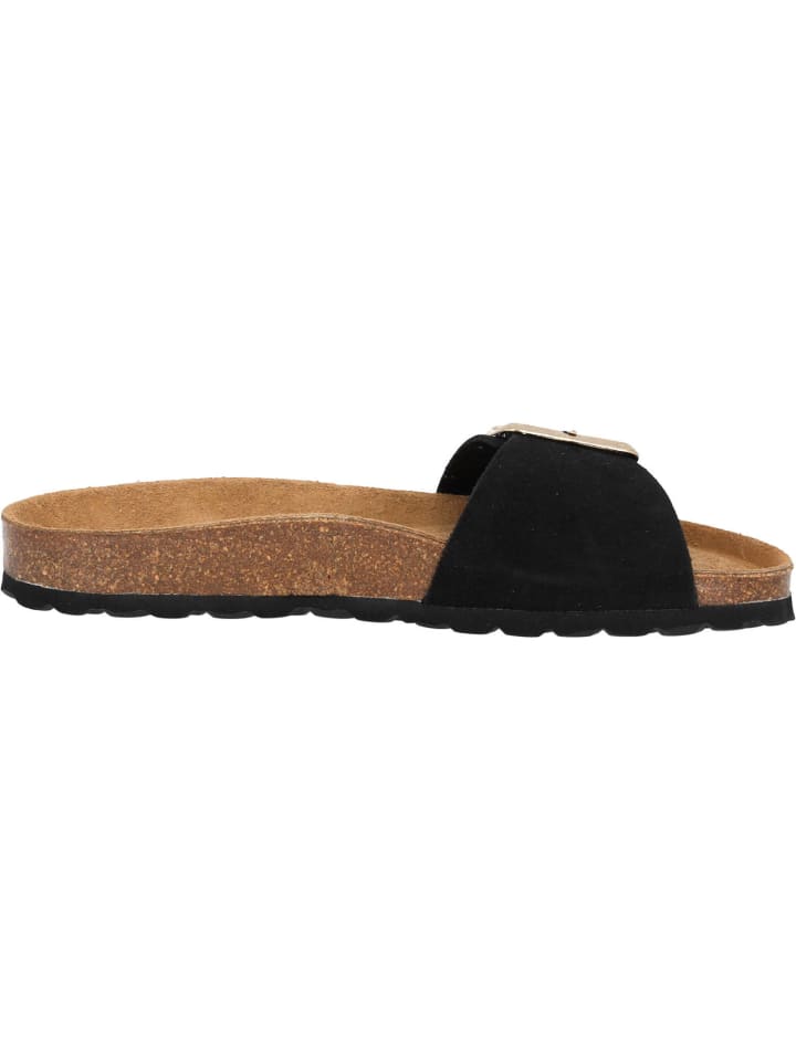 palado Pantoletten in schwarz velours günstig kaufen