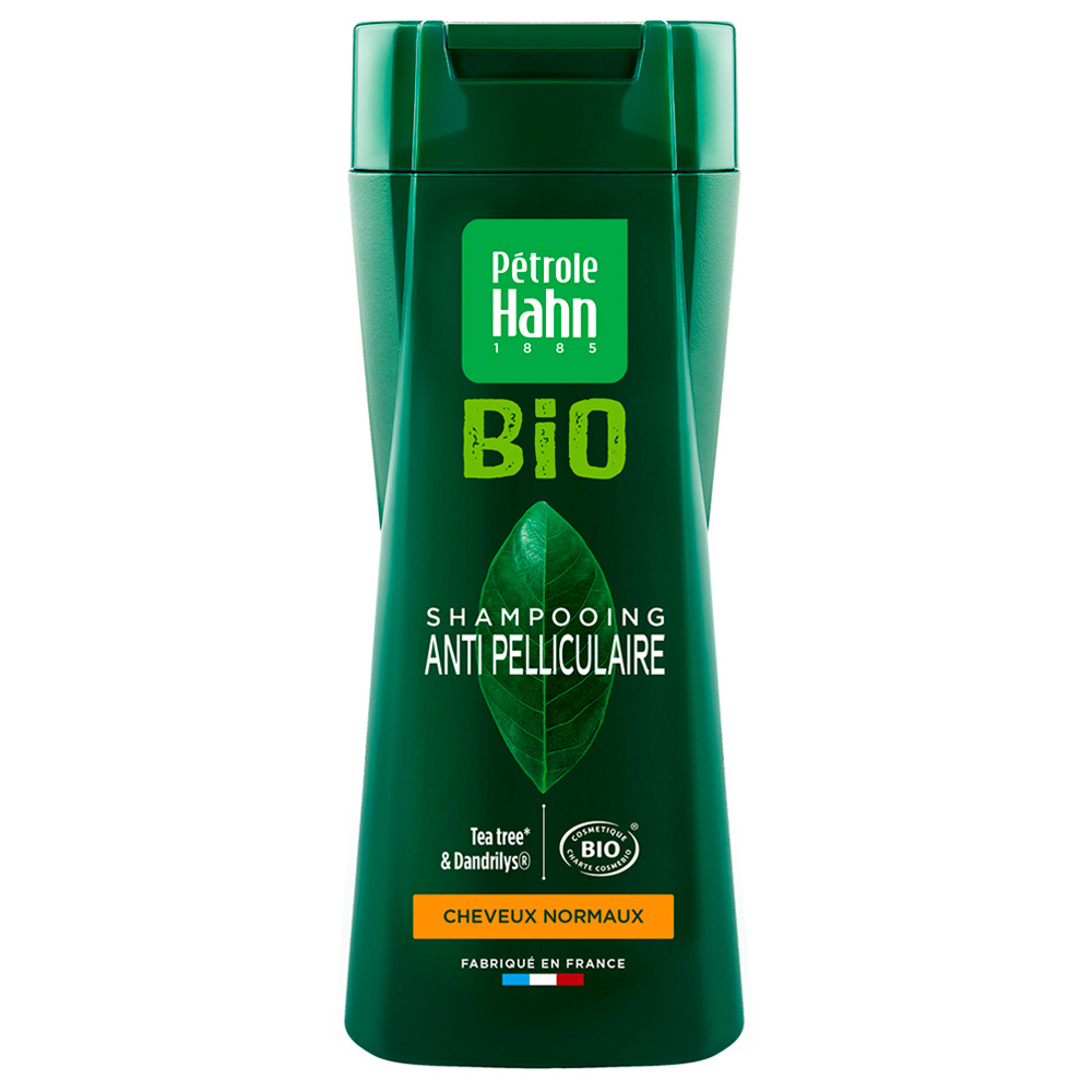 Pétrole Hahn Shampooing Antipelliculaire certifié BIO Tea Tree & Dandrilys Shampooing antipelliculaire pour cheveux normaux