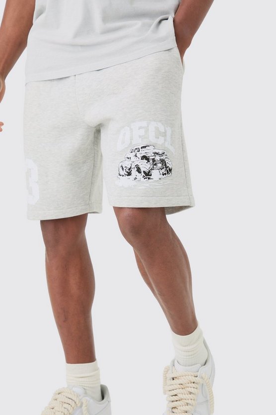Lockere mittellange Official Shorts