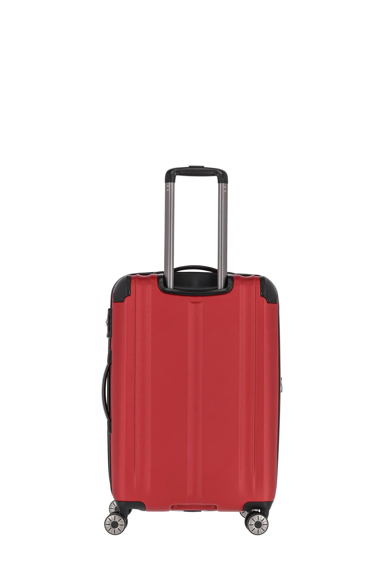 Travelite City Trolley mit 4 Rollen M 68cm EXP 78 Liter - Rot