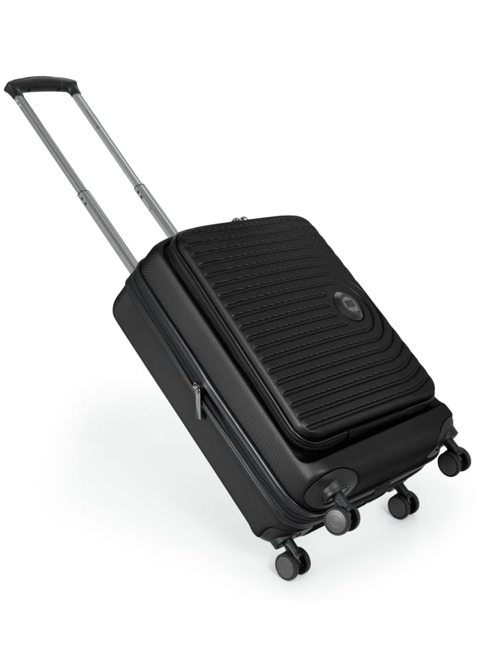 Hauptstadtkoffer Mitte - Handgepäck-Trolley Toploader, Laptop-Fach, TSA in Schwarz günstig kaufen S