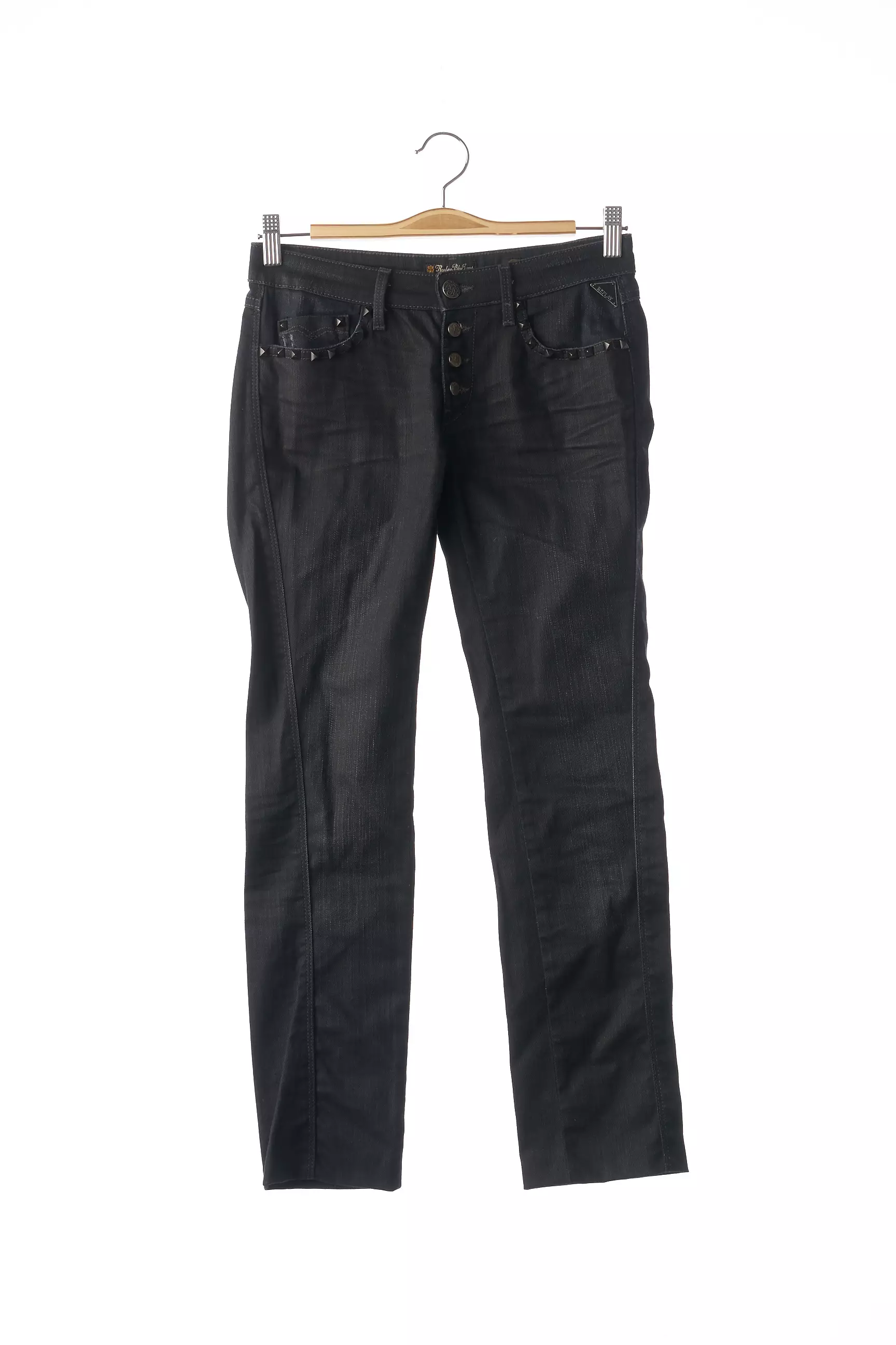 Replay Jeans Coupe Slim Femme couleur bleu