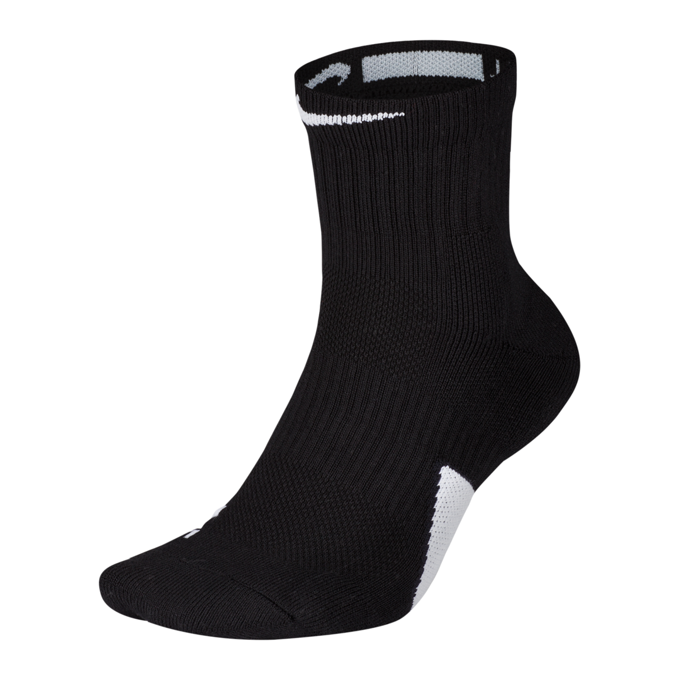 Nike Elite Mid Socks Running Schwarz F013