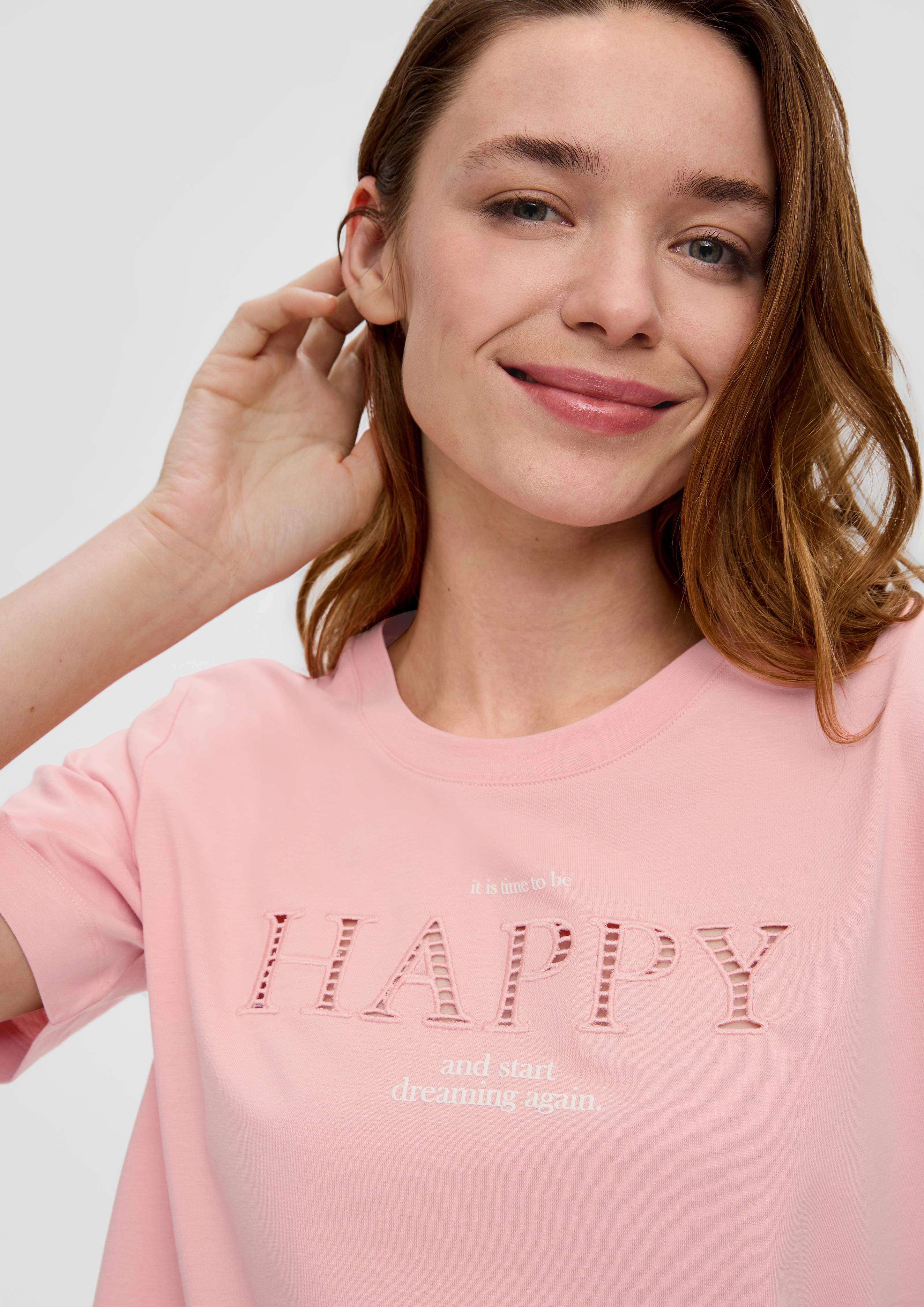 T-Shirt mit Frontprint  2144448-42D0