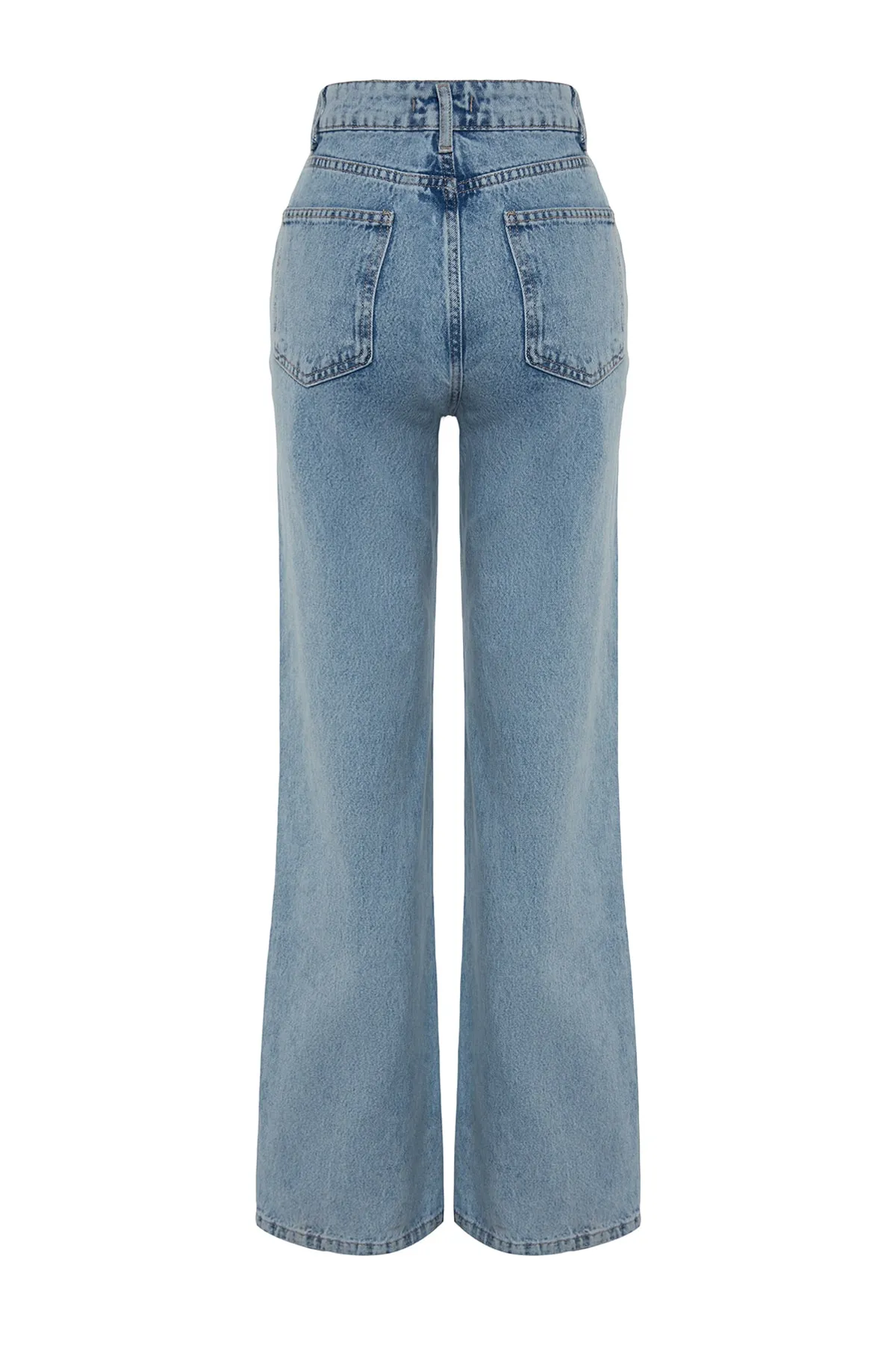 Trendyol Collection  Jeans - Dunkelblau - Wide Leg