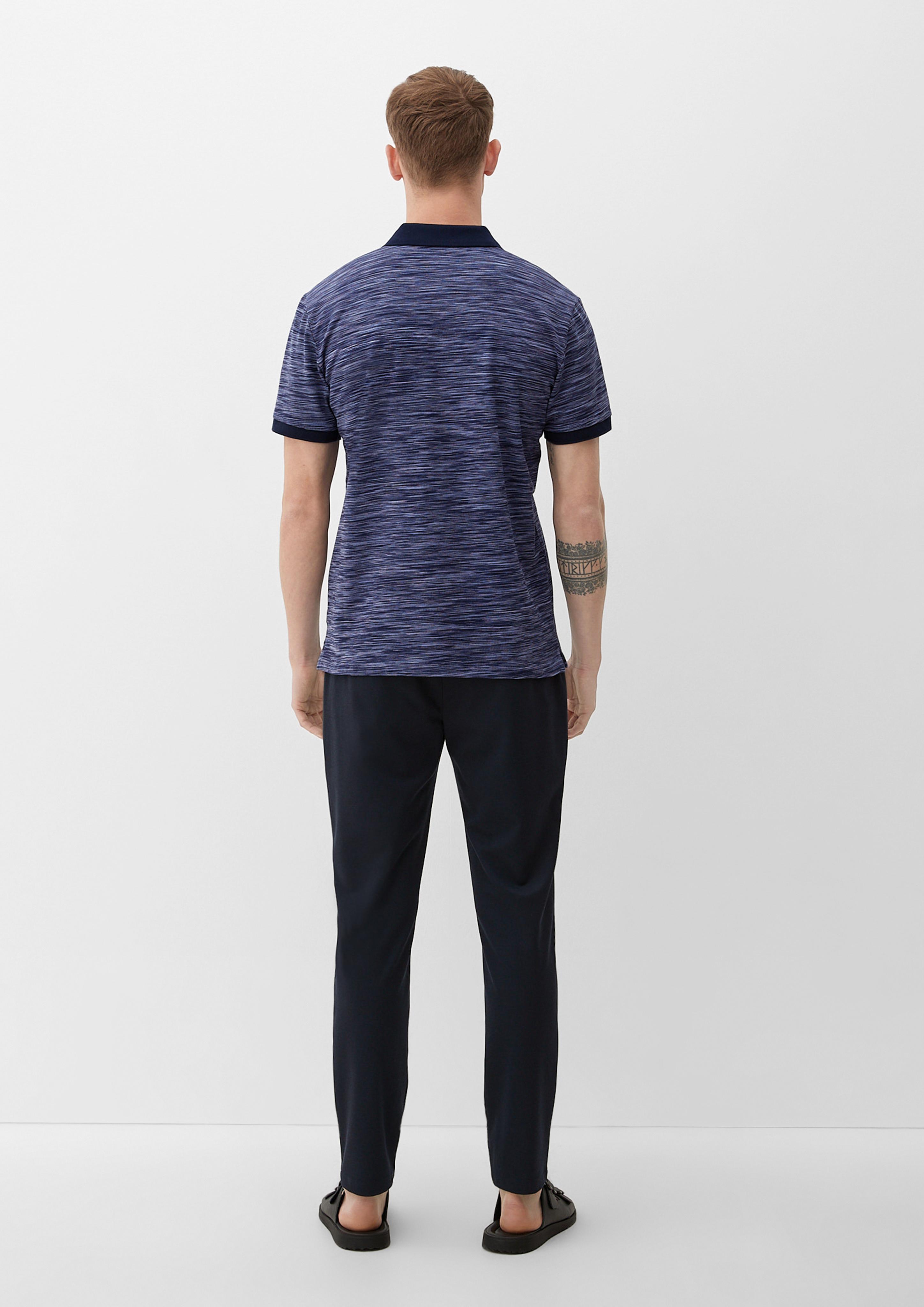 Meliertes Poloshirt  2129858-58W1