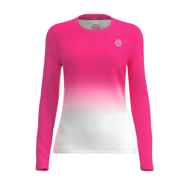 BIDI BADU Crew Gradiant Junior Longsleeve Tennisshirt Mdchen