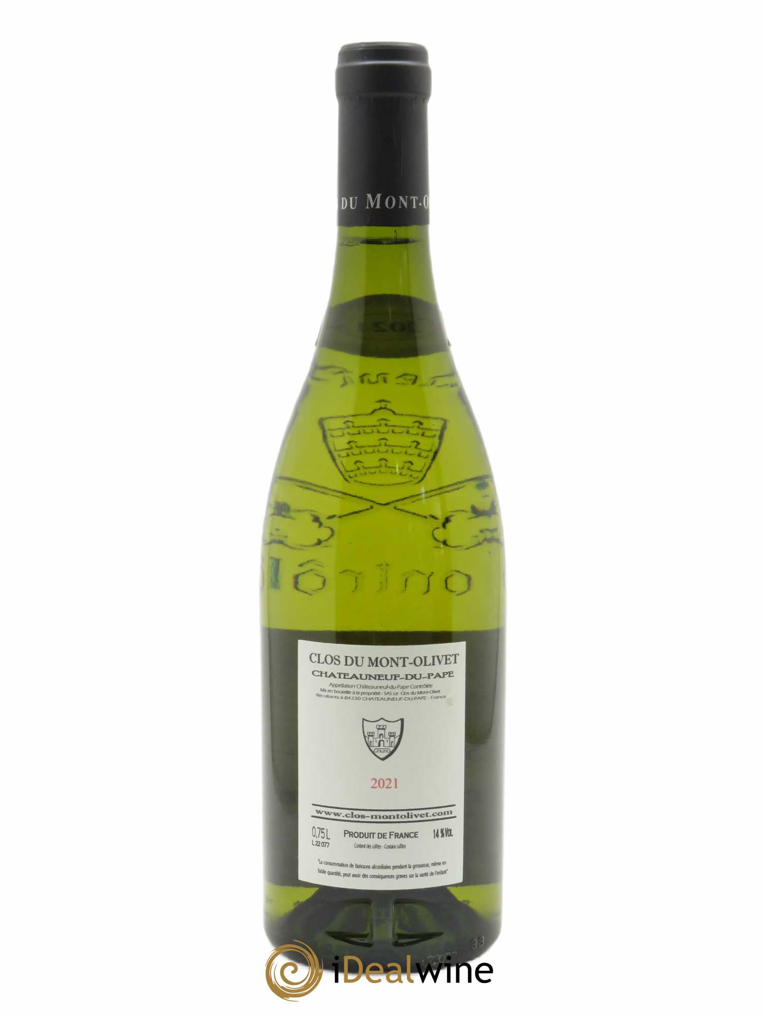 Châteauneuf-du-Pape Clos du Mont-Olivet  2021 - Lot de 1 Bouteille