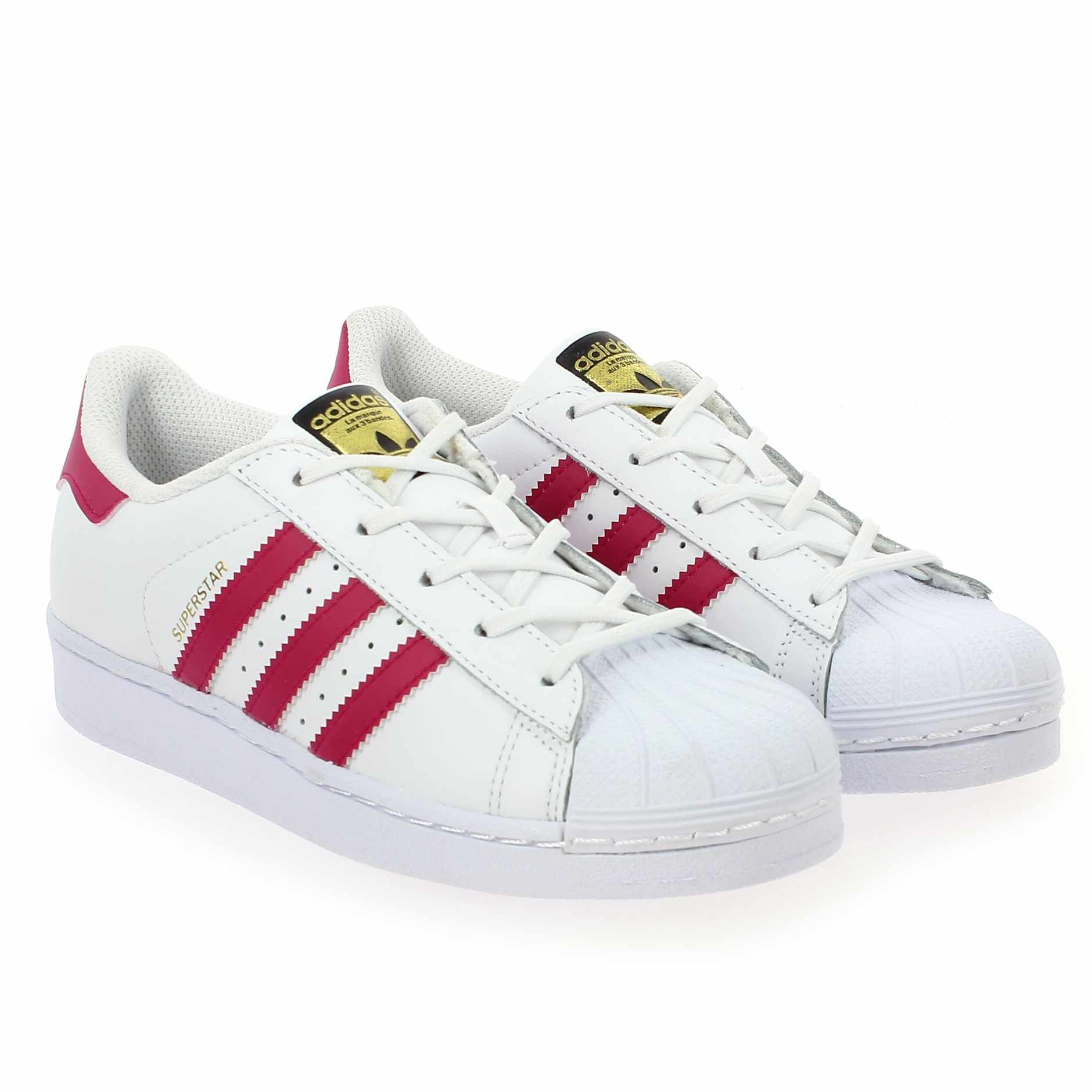 Adidas Originals  SUPERSTAR - Blanc Rose