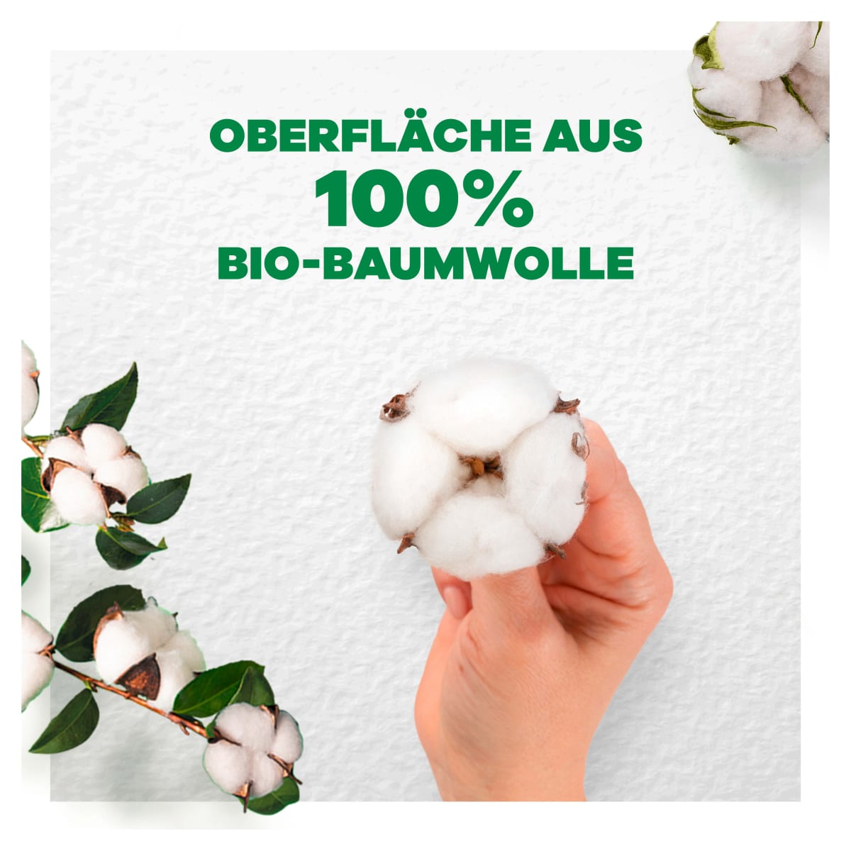 Ultra-Binden Cotton Protection Normal mit Flügel, 11 St