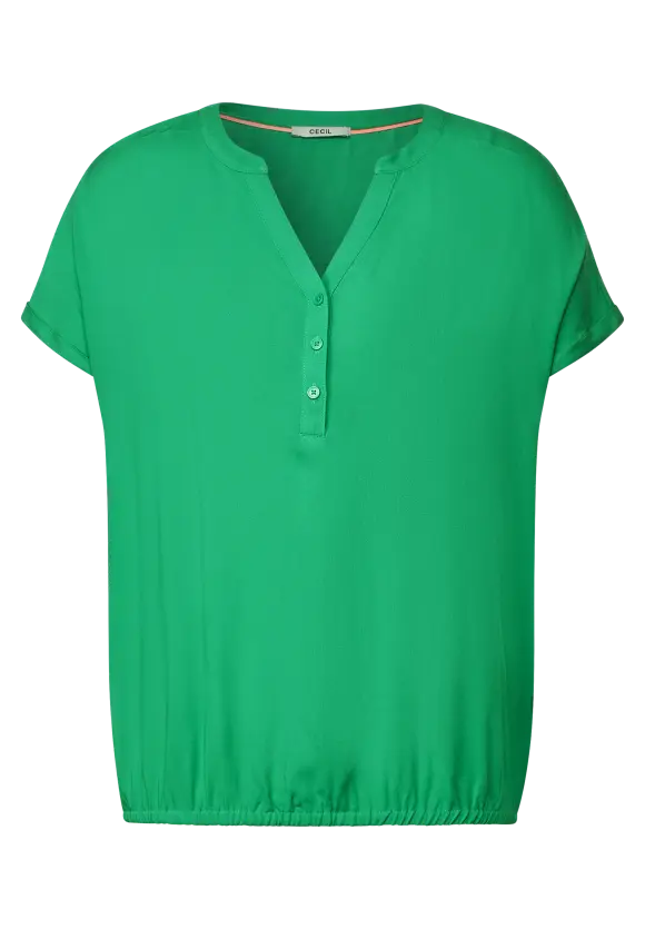 CECIL Bluse mit Elastiksaum