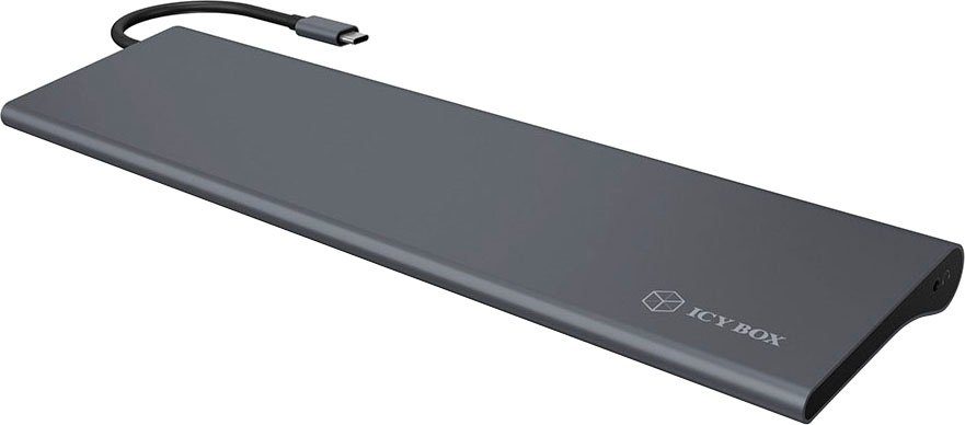 ICY BOX Laptop-Dockingstation ICY BOX DockingStation, USB Type-C mit dreifacher Videoausgabe