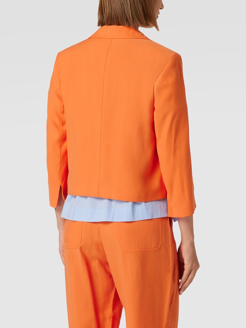 Blazer mit Reverskragen Modell 'juni' in dunkel orange
