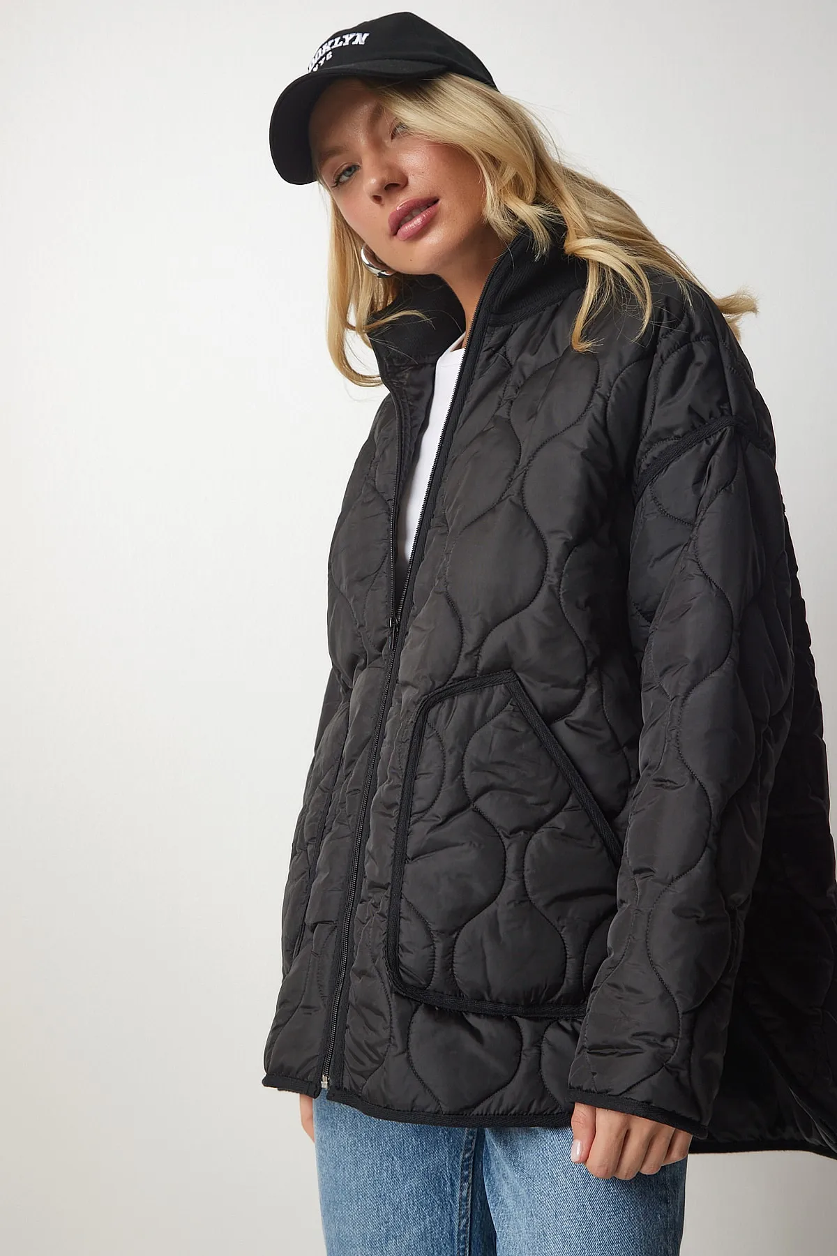 Happiness İstanbul  Winterjacke - Schwarz - Basic