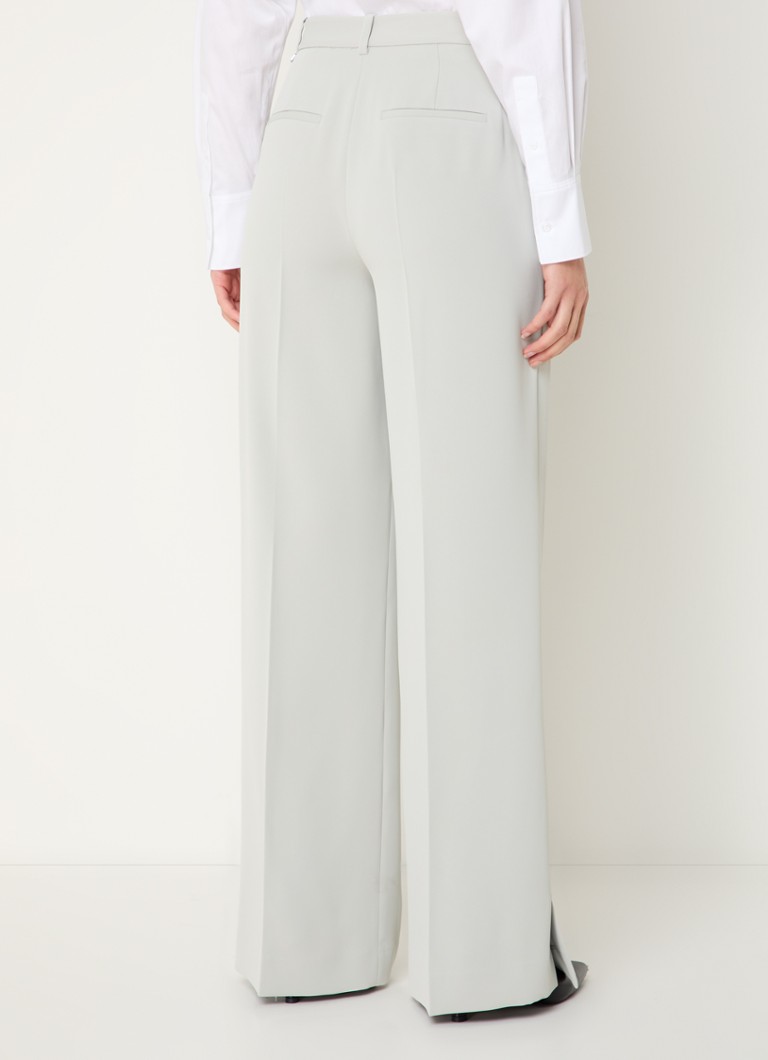 Pantaloni Calvin Klein a vita alta e gamba larga con tasche laterali