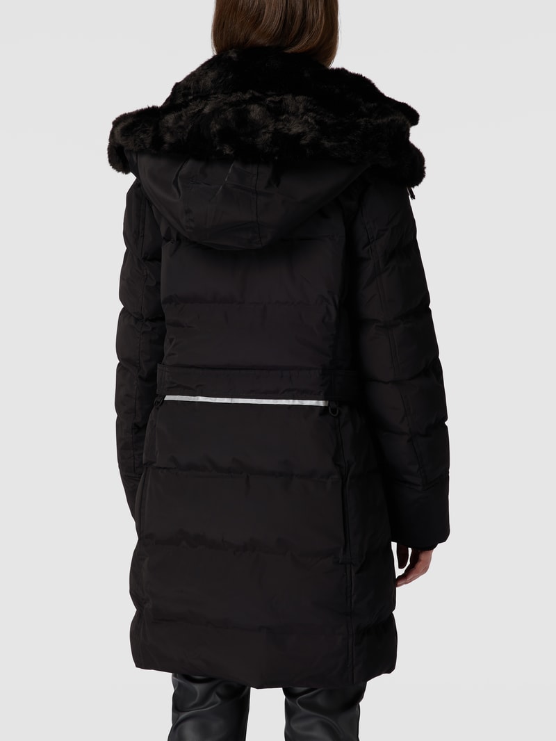 Funktionsjacke mit Label-Details Modell 'Kitzbühel' in schwarz
