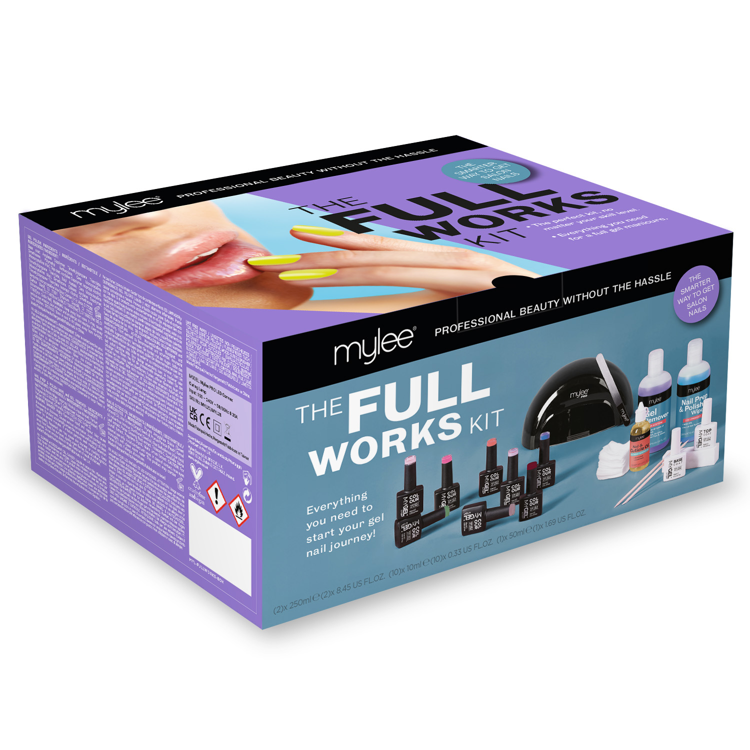 Komplettes Full Works Gel-Nagellack Set mit Herbst/Winter Farben