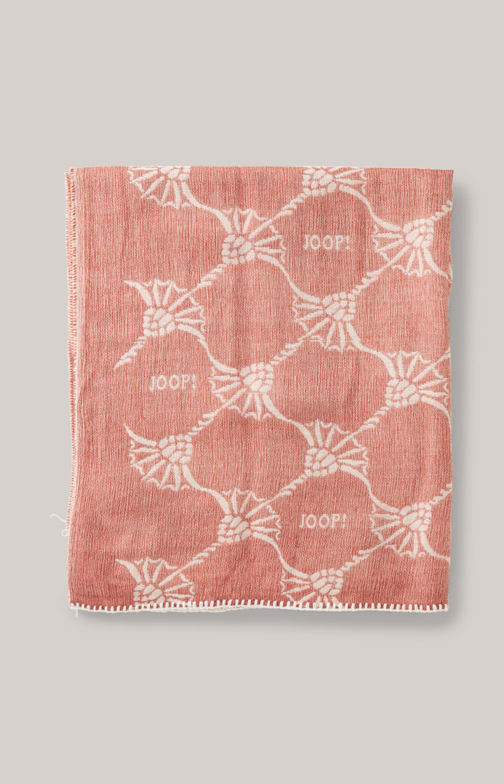 Schal in Rot/Beige