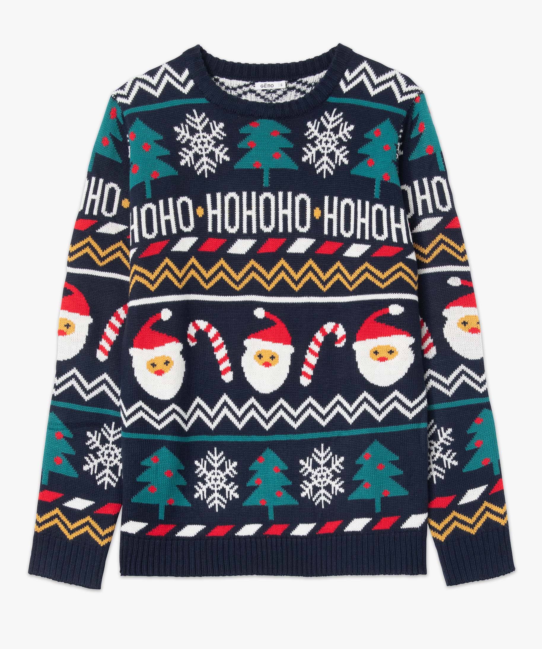 Pull de Nol homme à motif bleu fonce | GEMO