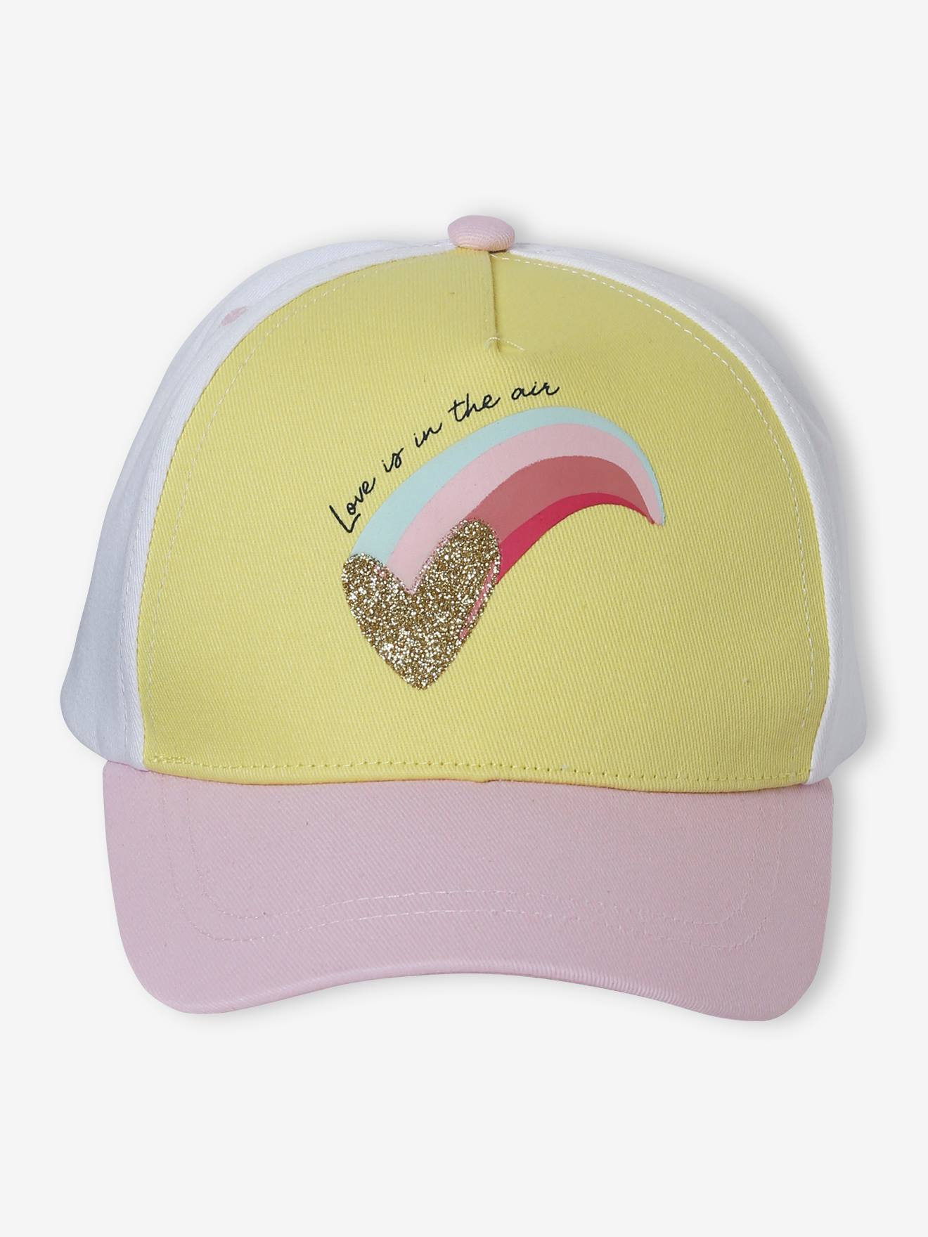 Vertbaudet Mädchen Cap, Pastell-Look - gelb