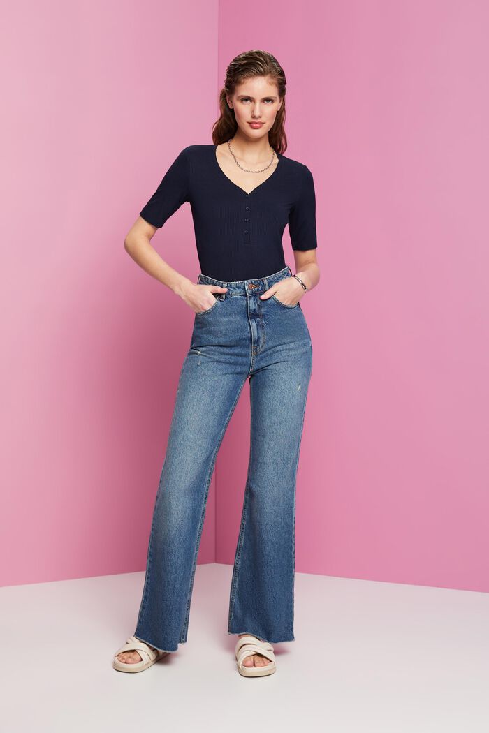 Ausgestellte Retro-Jeans