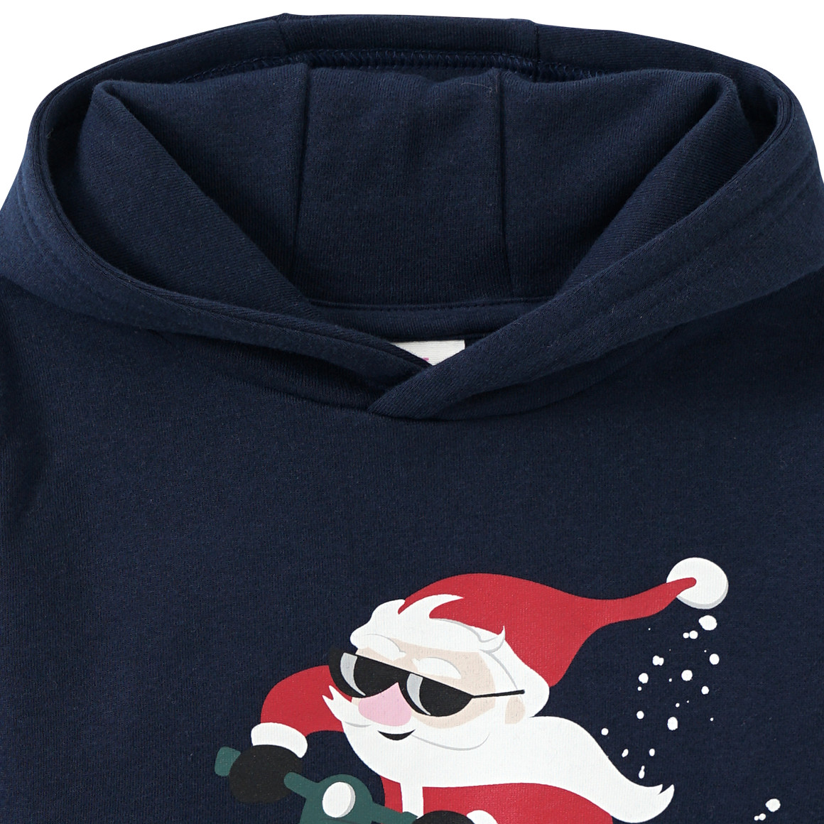 Jungen Hoodie im weihnachtlichen Design dunkelblau