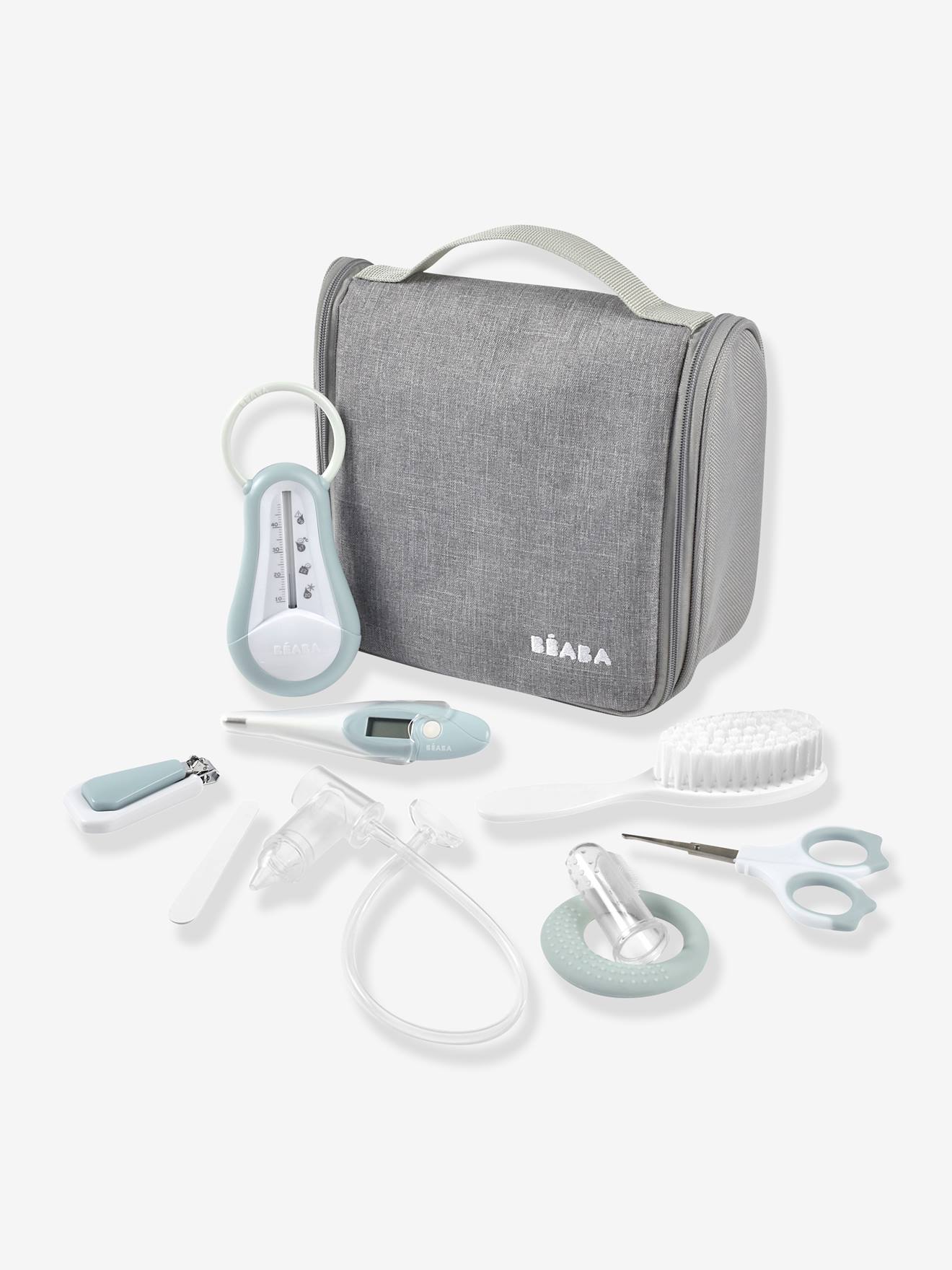 Trousse de toilette nomade 9 accessoires BEABA green blue