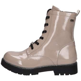 Barbarella Schnür Boots in beige