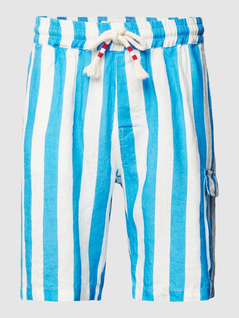 Bermudas aus Leinen Modell 'MARSEILLE' in türkis