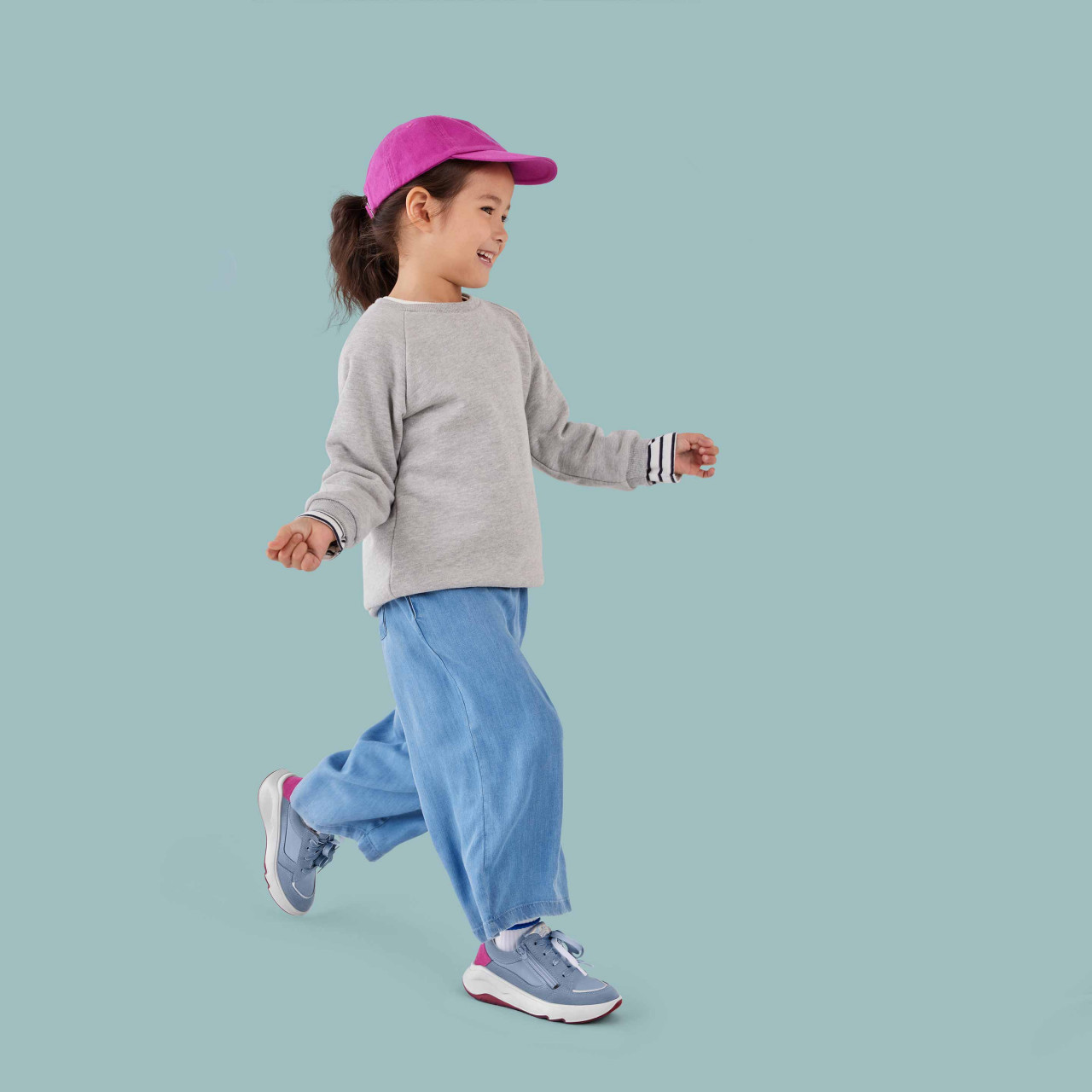 MELODY - Blau Sneaker low mit Reißverschluss