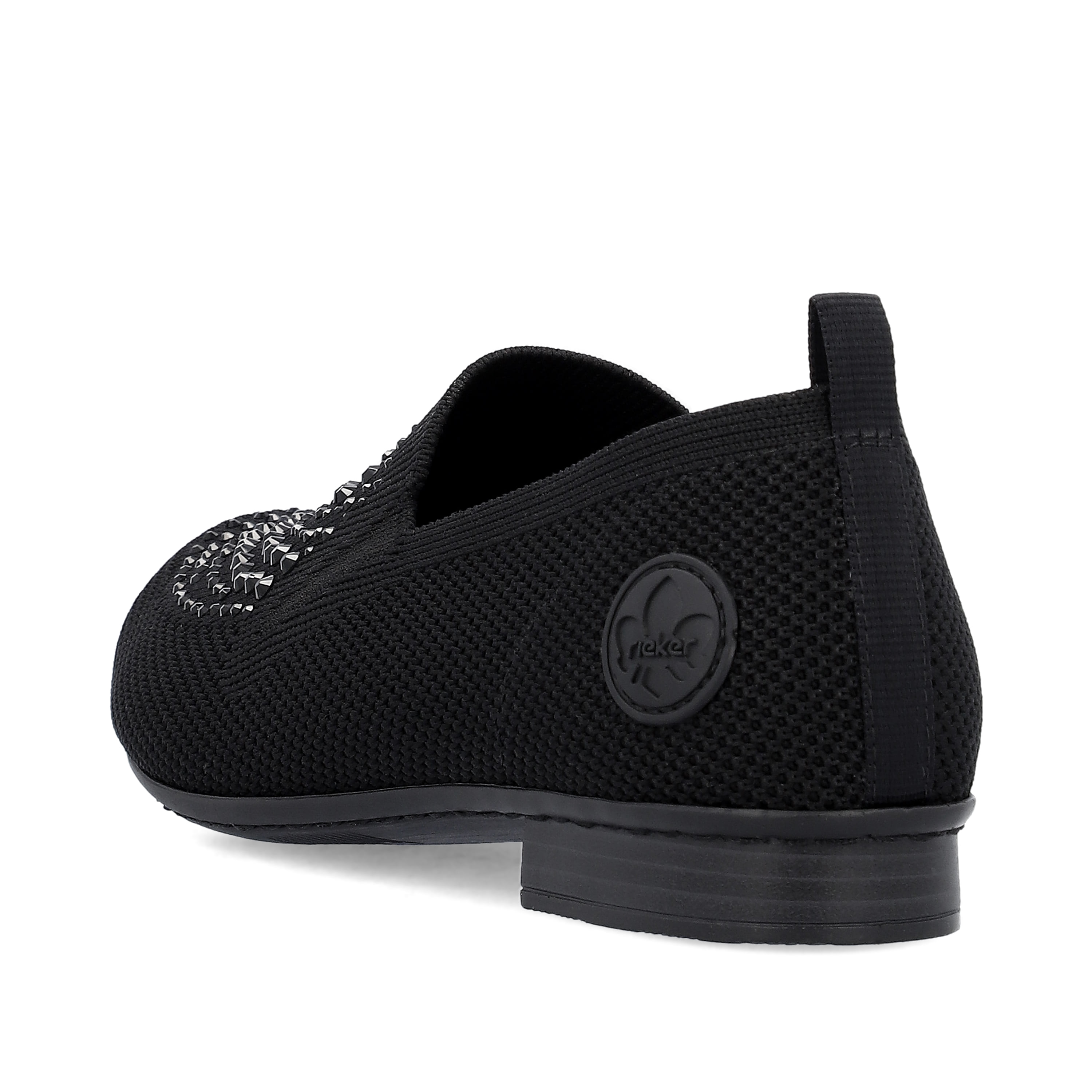 Rieker Damen Slipper tiefschwarz