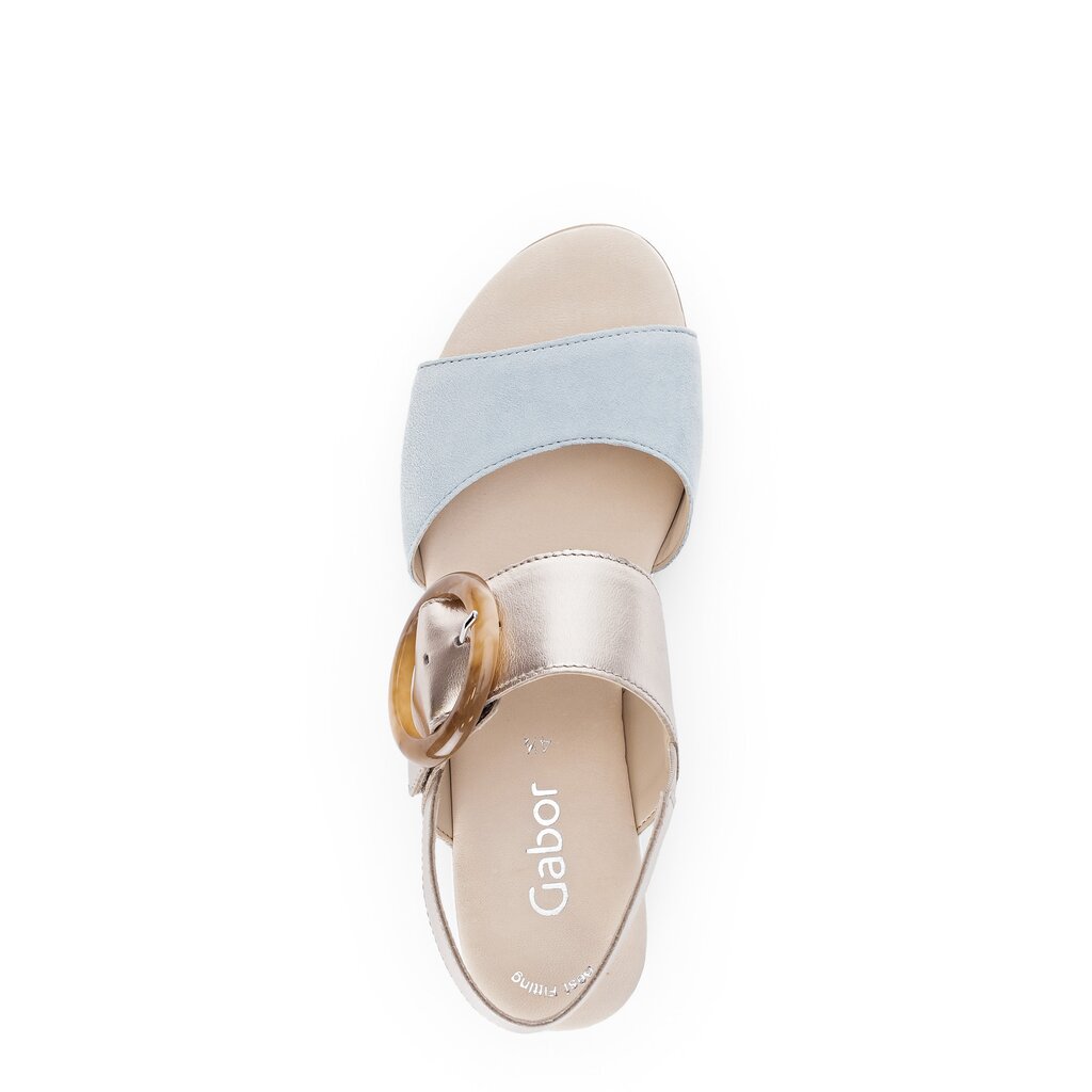 Gabor fashion Keilsandalette blau
