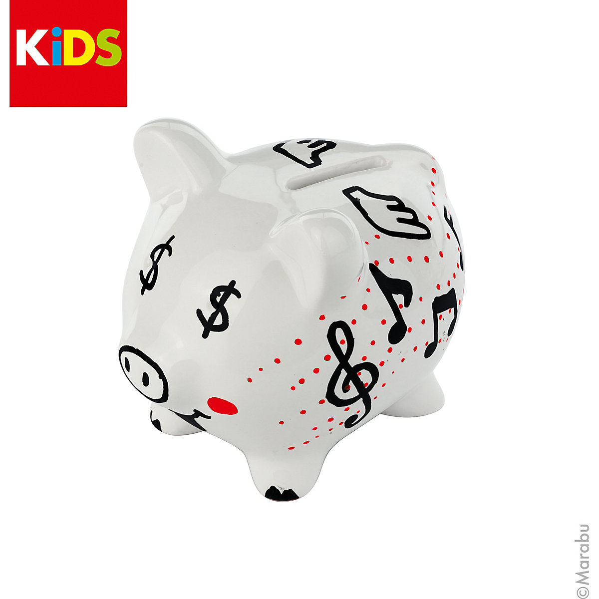 KiDS Porcelain & Glas Painter - Sparschwein-Set