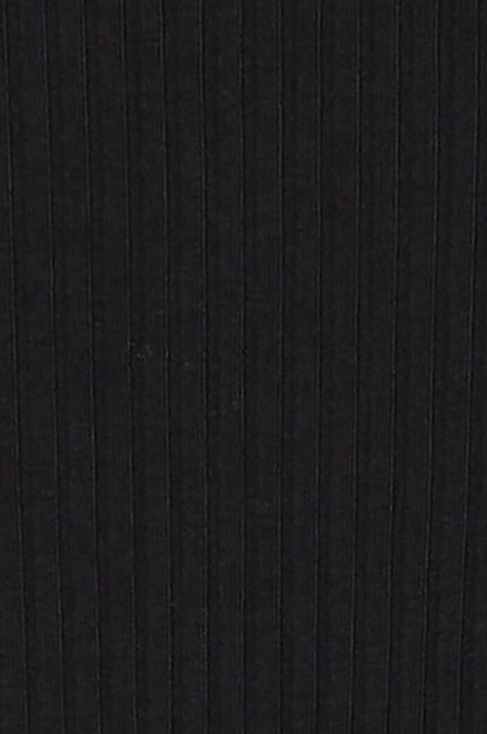 Geripptes Kleid mit Stillfunktion, Bio-Baumwolle