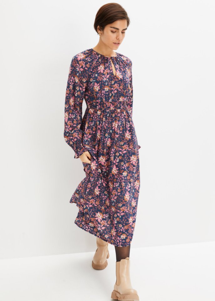 Midikleid mit Print