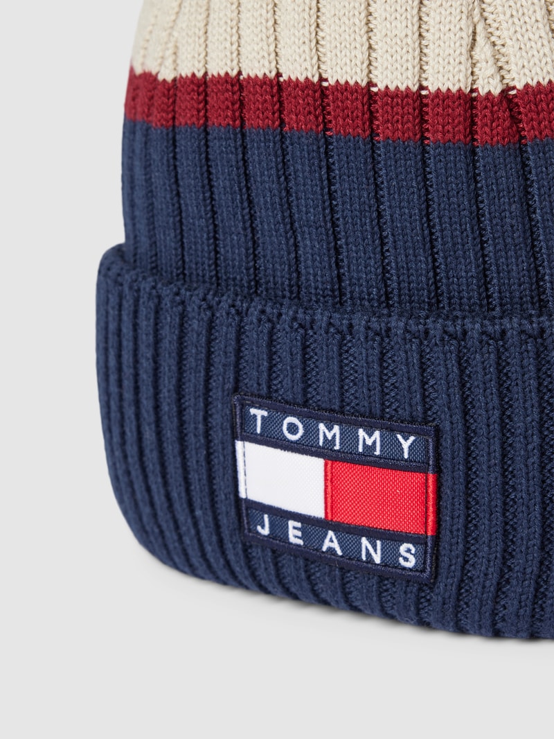 Beanie mit Label-Patch Modell 'HERITAGE ARCHIVE' in marineblau