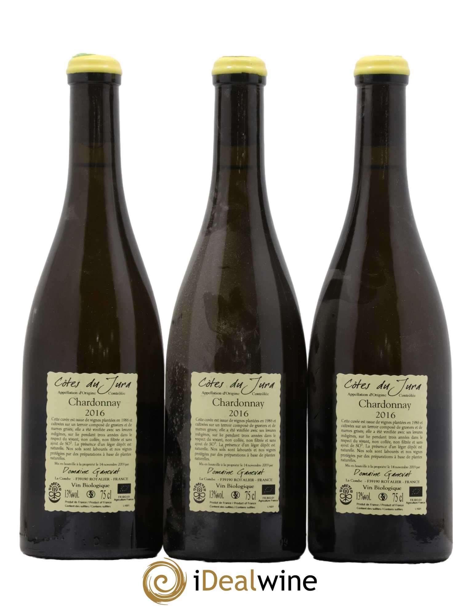 Côtes du Jura Cuvée Florine Jean-François Ganevat (Domaine)  2016 - Lot de 3 Bouteilles