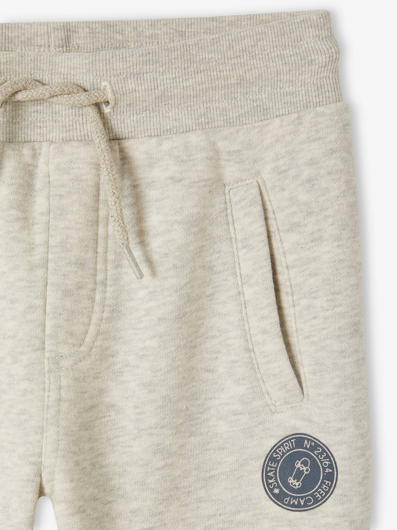 Vertbaudet Jungen Sweathose BASIC Oeko-Tex - weiß meliert