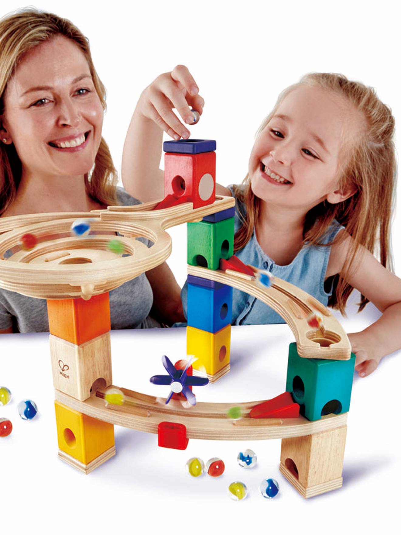 Hape Quadrilla Murmelbahn ENDSPURT HAPE - mehrfarbig