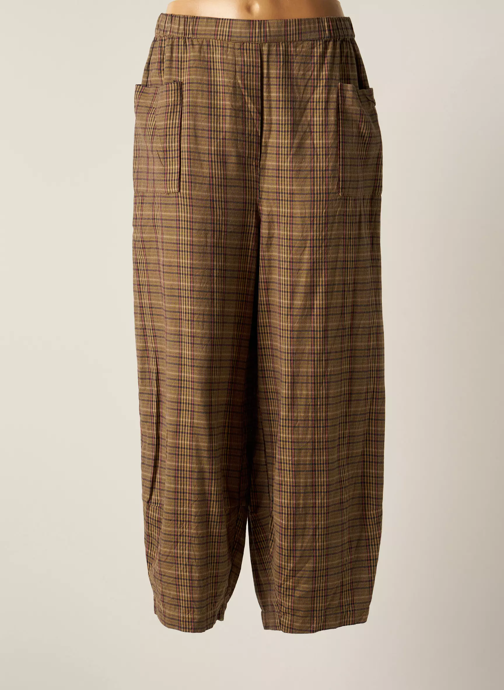 Rhum Raisin Pantalon7 8 Femme couleur marron