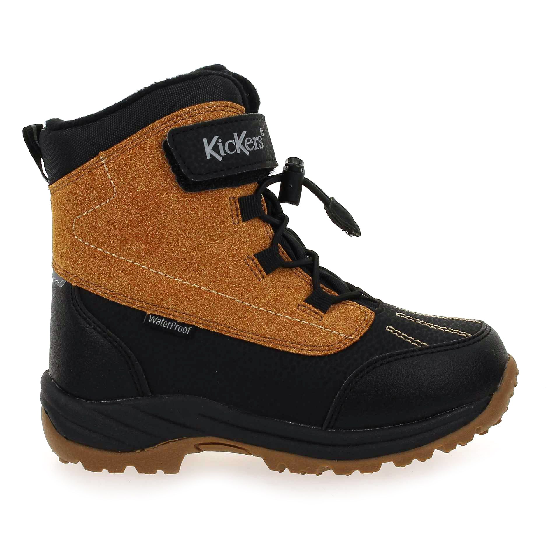 Kickers  JUMP WPF - Noir Camel