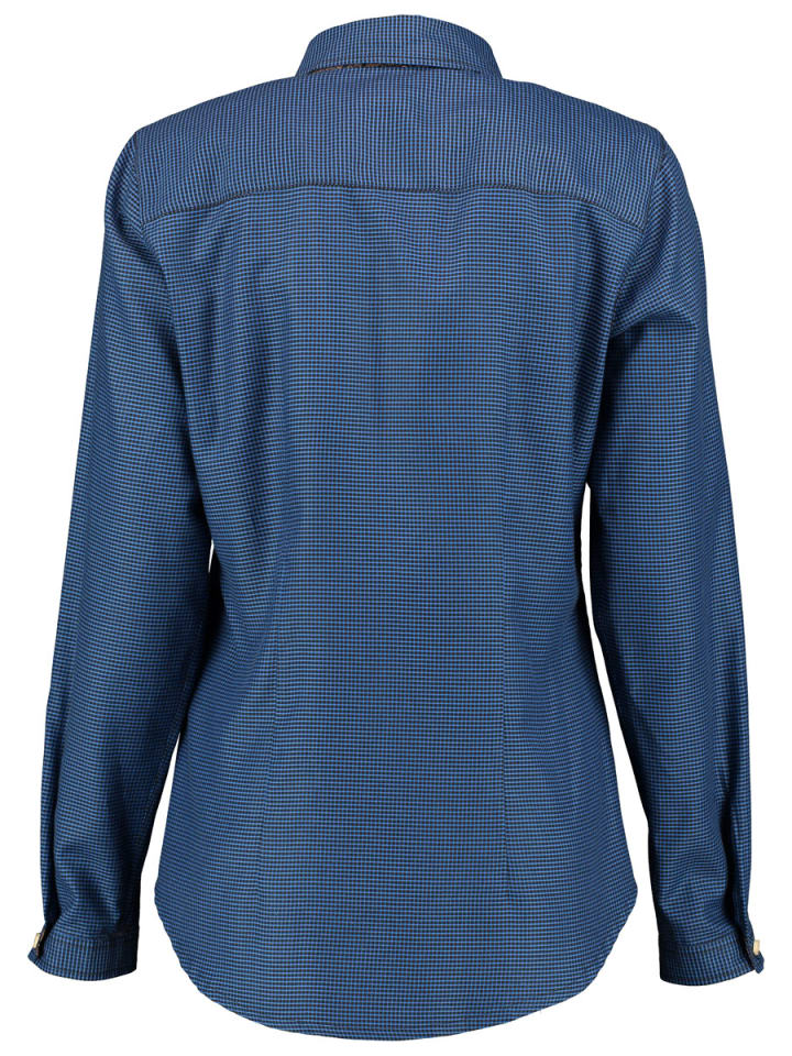 OS-Trachten Trachtenbluse Olepi in mittelblau günstig kaufen