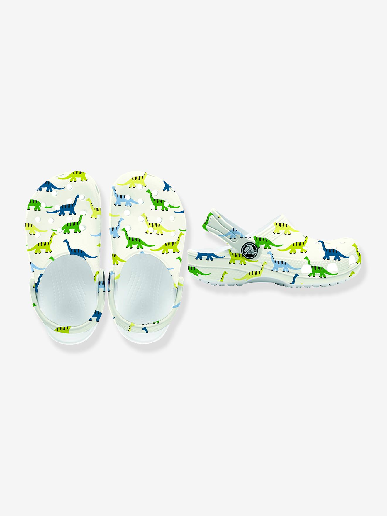 Crocs Kinder Clogs Clog T Dinosaure CROCS - grün bedruckt