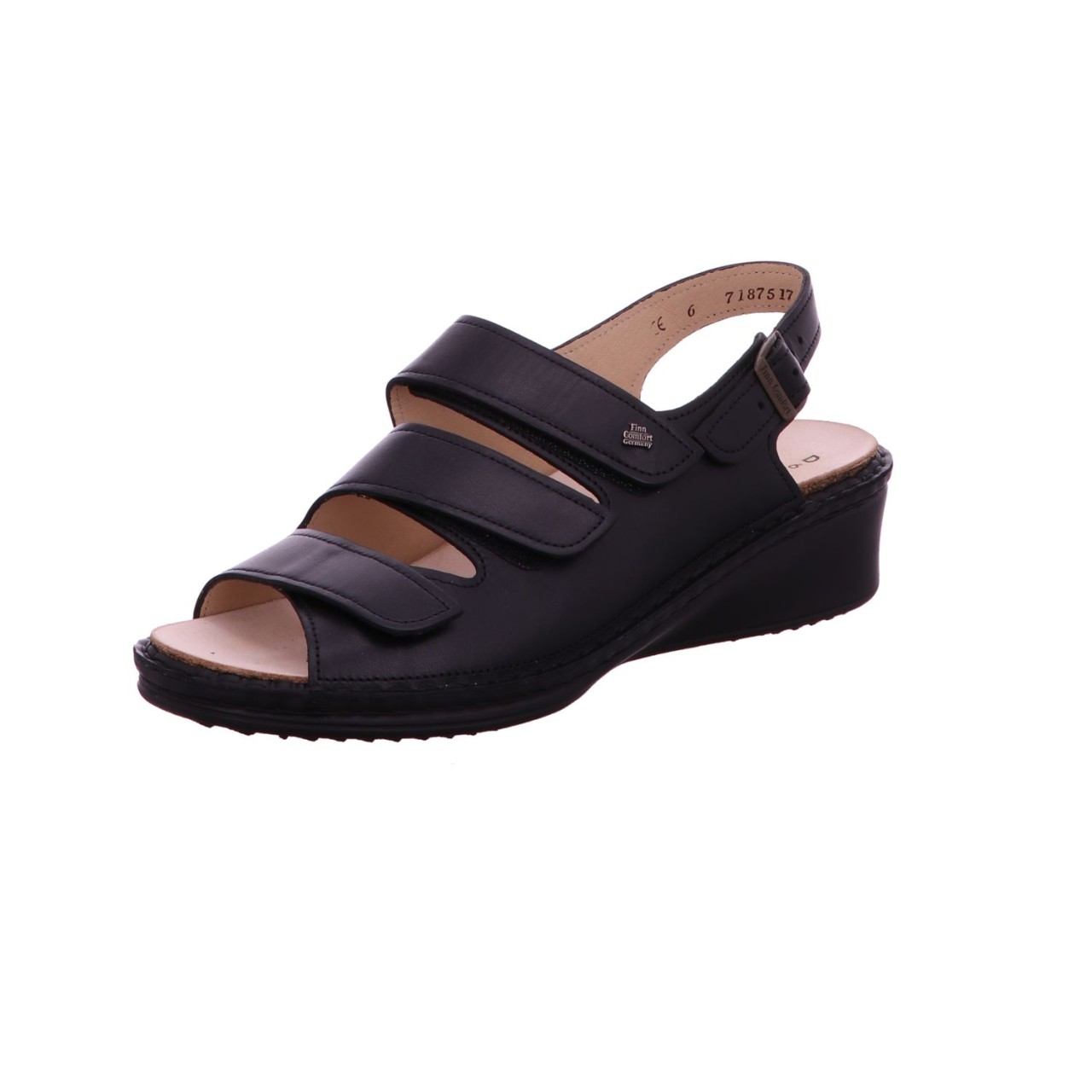 FINN COMFORT Keilsandalen schwarz Finn Samoa schwarz